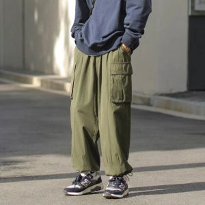 Broek 2022 Japanse stijl heren mode losse werk casual broeken