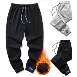 Pantalon 2022 Pantalons d'hiver Joggeurs Men Joggers épaississer le pantalon de survêtement