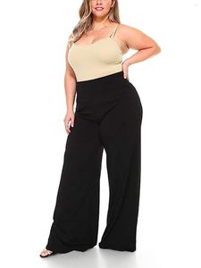 Pantalon 2023 grande taille vêtements pour femmes élégant Style ample tissu élastique décontracté
