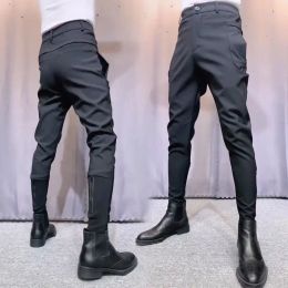 Pantalones 2023 primavera otoño pantalones casuales hombres de alta calidad Streetwear algodón Joggers hombres Harajuku moda Harem pantalones de jogging para hombre J22
