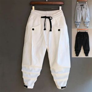 Pantalon 2023 Summer Hot Style Personnalité Design Style Oblique Style Men's Trend Micro Ha Fashion Casual Sports Pants Streetwear Men