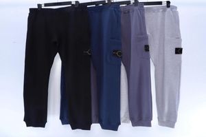 Broek 23ss lente herfst winter katoen zweetbroek mannen vrouwen kompas borduurbadge hiphop casual trackpants 02314536906