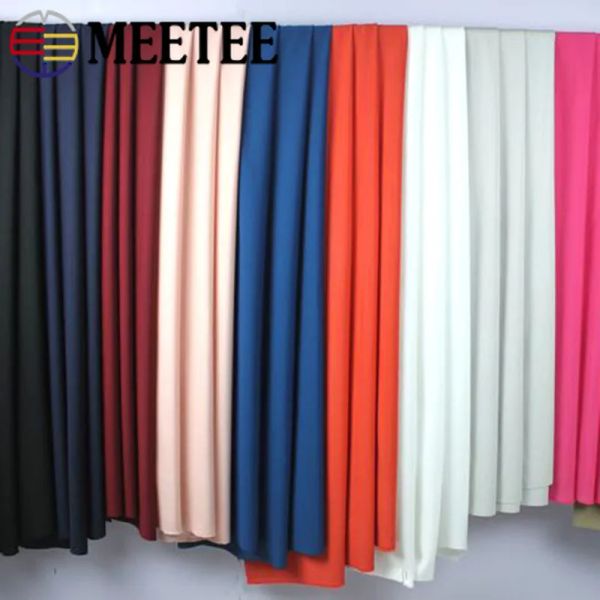 Pantalones 50/100cm *150 cm de ancho Material de poliéster de tela elástica para la falda para pantalones de ropa de traje de ropa