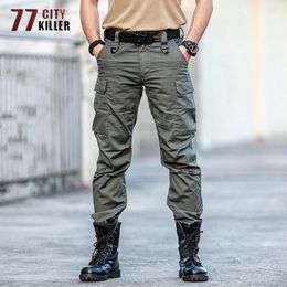 Pants 77city Killer Ix15 Pantalones tácticos Hombres Cargo Combate Resistente al desgaste Joggers para hombre Algodón Contraataque Pantalones de trabajo militar Hombre