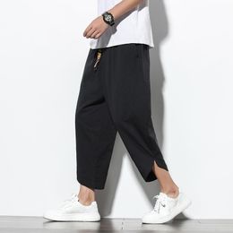 Pantalon Baggy Cotton Linen Harem Pantal