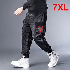 Broek Big Size 7XL Hip Hop Streetwear Cargo Broek Mannen Oversize Broek Joggingbroek Mannelijke Jogger Casual Mode Broek Plus Szie HX526