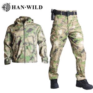 Pantalon camouflage costume vestes de chasse extérieure