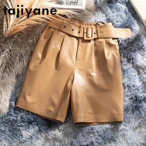 Broek Capri Shorts Tajiyane Dames Echte Schapenvacht Hoge Taille Zomerkleding Dames Dameskleding Vrouw Broek Ropa Mujer Tn2276