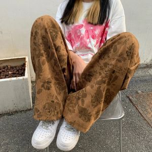 Pantalon pas cher en gros nouveau Harajuku femme pantalon large mode japonaise pantalons de survêtement décontracté populaire Joggers impression femmes pantalons