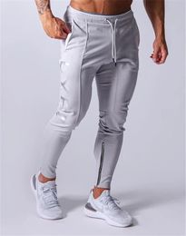 Pants Dropshipping Men's Athletic Running Jogger Pants Gym Workout Tapered Track Pants Casual Training Sweatpants with Zipper Pockets