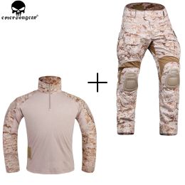 Pantalon émersongar nouveau G3 Combat uniforme Hunting Military Army Multicam Shirt Pantal