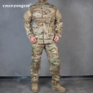 Pantalones de campo táctico emersgoar R6 Juego de uniforme de combate Traje de entrenamiento Airsoft Hunting Tops Nylon Nylon EM6889