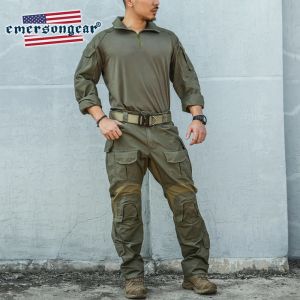 Pantalones Emersgoar Tactical G3 Camisetas de combate Pantallas Conjuntos de uniformes Versión mejorada para hombre BDU Duty Duty Traying Suits Hunting Sport RG