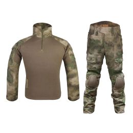 Pantalon émersongar tactical gen2 combat combat combat shirts shirts pantal uniforme ensemble milsim extérieur randonnée de chasse hurting tops pantalon cargo camo