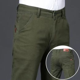 Pantalon Fashion Men New Army Green Cotton Pantal