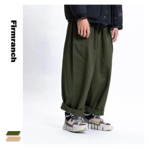 Pantalon Firgranch New Spring Men / Women Ameki Surdimensize Casual Wide Jambes Pantalo Baggy American Causal Japony Fashion pantalon