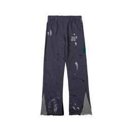 Pantalones para deportes Pantalones de talla grande para hombres Pantalones de chándal acolchados de alta calidad para clima frío Pantalones de chándal de invierno para hombres Cantidad casual Pantalones de chándal acampanados de algodón impermeables