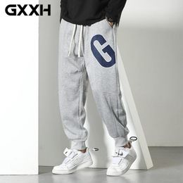 Pants GXXH Tide marque grande taille hommes Joggers pantalon automne Gword broderie pantalons de survêtement pantalon gris 100kg 140kg vêtements 4XL 5XL 6XL