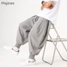 Pantalon harem pantalon baggy hommes s3xl pantalon d'été pantalones de mode adolescents hip hop vêtements unisex