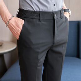 Pantalon des hommes de haute qualité plus taille mince et tenue formelle formel