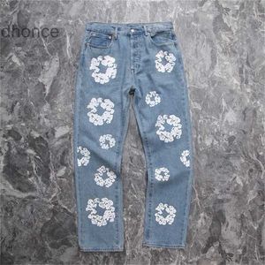 Pantalon High Street Jeans imprimer de haute qualité 1 hommes Vintage pour femmes