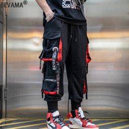 Pantalon hip hop streetwear hommes pantalon pantalon de cargaison de cargaison