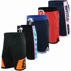 Broek hete verkoop volwassen mannen basketbal shorts ademende shorts buiten pocket sport fitness korte broek losse strand shorts