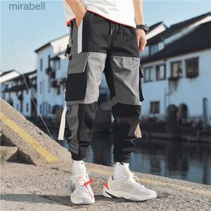 Pantalon Januarysnow Streetwear hommes Multi poches Cargo sarouel mâle pantalon de survêtement Joggers pantalon de mode 240308