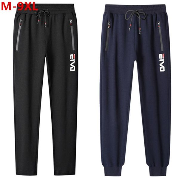 Pants Pantalons de Jogging adolescents longueur cheville grande taille pantalon de survêtement noir lâche printemps automne Harem 8XL 9XL garçons hommes 7XL pantalon de survêtement