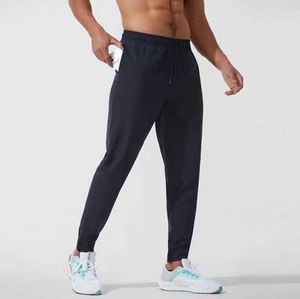 Broek lululemen leggings uitlijnen Mannen Yoga Outfit Sport Sneldrogend Trekkoord Gym Zakken Joggingbroek Broeken Heren Casual Elastisch 5544ESS