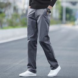 Broek mannelijke jeugd Koreaanse stijl losse rechte breedbeen broek heren herfst comfortabel plus-sized plus size plus size dikke broer casual broek
