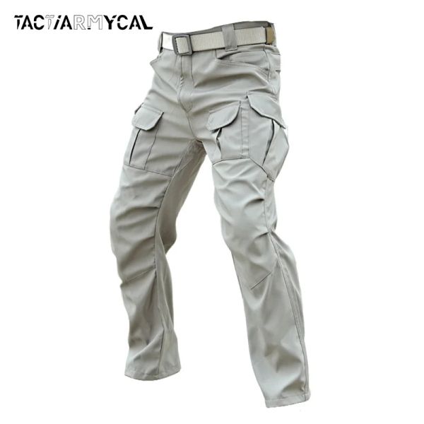 Pantalones Hombre Pantalones Tácticos Transpirables Multibolsillos Pantalones Cargo para Hombres Casual Senderismo Al Aire Libre Pesca Joggers Pantalones De Trabajo Pantalón Largo Masculino