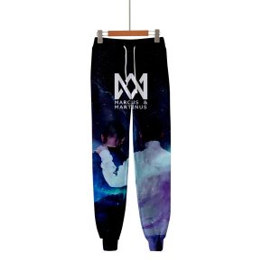 Pantalon Marcus et Martinus 3D imprimé pantalons de survêtement mode Harajuku pantalon de jogging décontracté chaud pantalon de survêtement Streetwear hommes/femmes pantalon