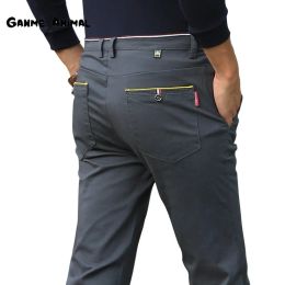 Pantalones de vestir para hombre, pantalones informales a cuadros, pantalones pitillo, traje de negocios para hombre, pantalones de algodón para boda, monos para hombre 2838