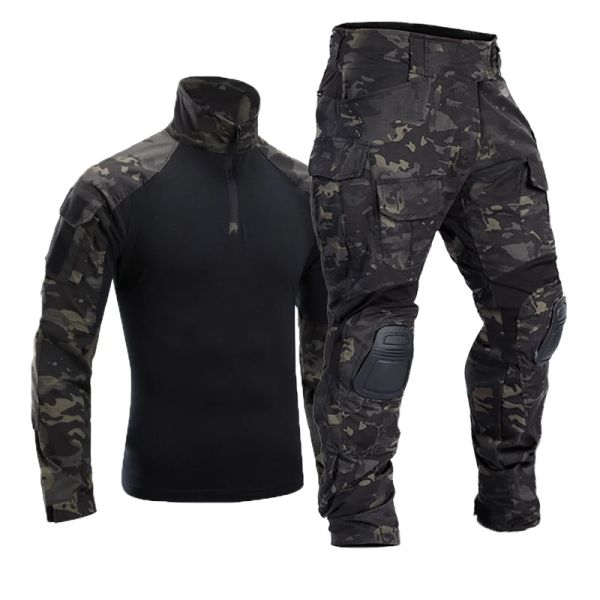 Pantalons Men G3 pantalon tactique militaire CP Camouflage multicam Cargo Pads Pant