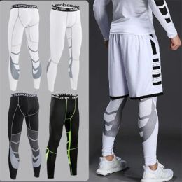 Pantalons de Compression pour hommes, pantalons de survêtement élastiques pour cyclisme, course à pied, basket-ball, football, collants de Fitness, Legging, 2023