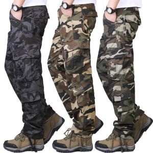 Broek heren camouflage militaire broek mannen casual camo vrachtbroek hiphop joggers streetwear mode stedelijke overalls tactische broek