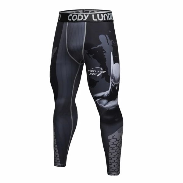 Pantalons de sécurité pour hommes coulant les leggings de collants de basket-ball avec des pads à genou