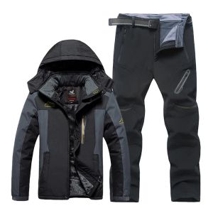 Pantalon pour vêtements de neige pour hommes ensembles de costumes de snowboard étanche