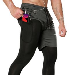 Pantalon de sport masculin, pantalon de fitness masculin, vêtements de sport séchage rapides pour hommes, pantalon de jogging d'entraînement masculin, pantalon serré