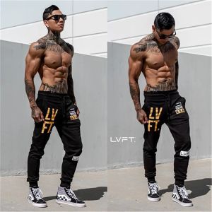 Pantalons Mens Running Sports Jogging Pants de survêtement Tracksuit Gym Fitness Pantalon Bodybuilding Slim Athletic Performance Training Pantal