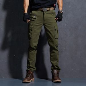 Pantalon nouveau pantalons décontractés hommes été armée Style militaire pantalon hommes tactique Cargo pantalon mâle léger imperméable pantalon