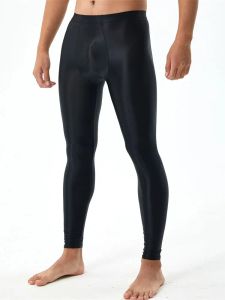 Pantalon huile brillant homme pantalon gonflable de gymnase