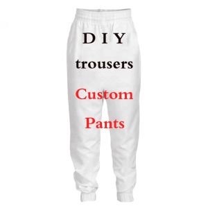 Pantalon PLstar Cosmos impression 3D bricolage conception personnalisée hommes/femmes pantalons de jogging décontractés livraison directe grossistes pour Drop Shipper