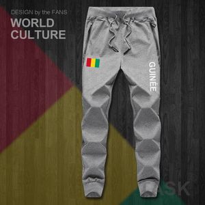 Pantalones República de Guinea Gin Guinean Gn Pantalones para hombre Joggers Mono Pantalones de chándal Track Sweat Fiess Fleece Táctico Casual Bandera de la nación