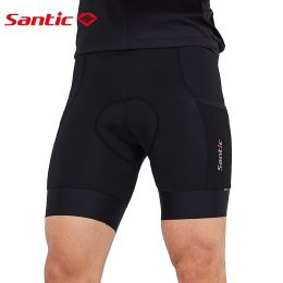 Pantalon Santic Cycling Shorts Men 4d Coolmax Board rembourré Summer Summer Breeptable Mtb Big Pantal