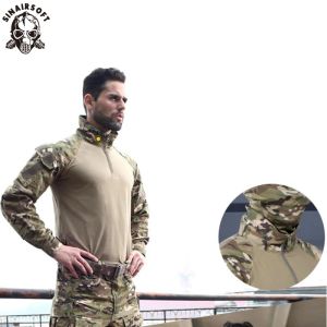 Pantalon Sinairsoft Tactical G3 Camouflage Suit Military Airsoft Uniform BDU ASSAULTE RAPIDE 1/4 ZIP COMBAT THIRT PANT