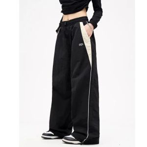 Broek zomervierbroek vrouwen hoge taille vrouwen y2k flaggy joggingbroek broeken casual joggers broek brede been joggingbroek oversized