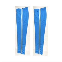 Pantalon D'été Hommes Pantalon De Survêtement Décontracté Hommes Survêtement Pantalon De Base Survêtement À Rayures Mince Mince Vêtements De Sports Perméables Bleu Ciel Pantalon De Survêtement