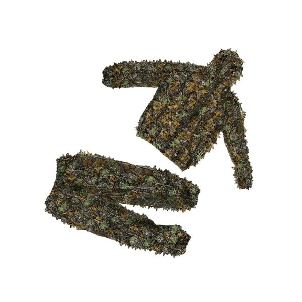 Pantalon T4MF 3D GHILLIE SUILLE BESOINT LEAGE CAMO SUITS CAMOUFLAGE LÉGERS CAMOUFLAGE POUR LA JUNGLE HUNTING SUIT PANT